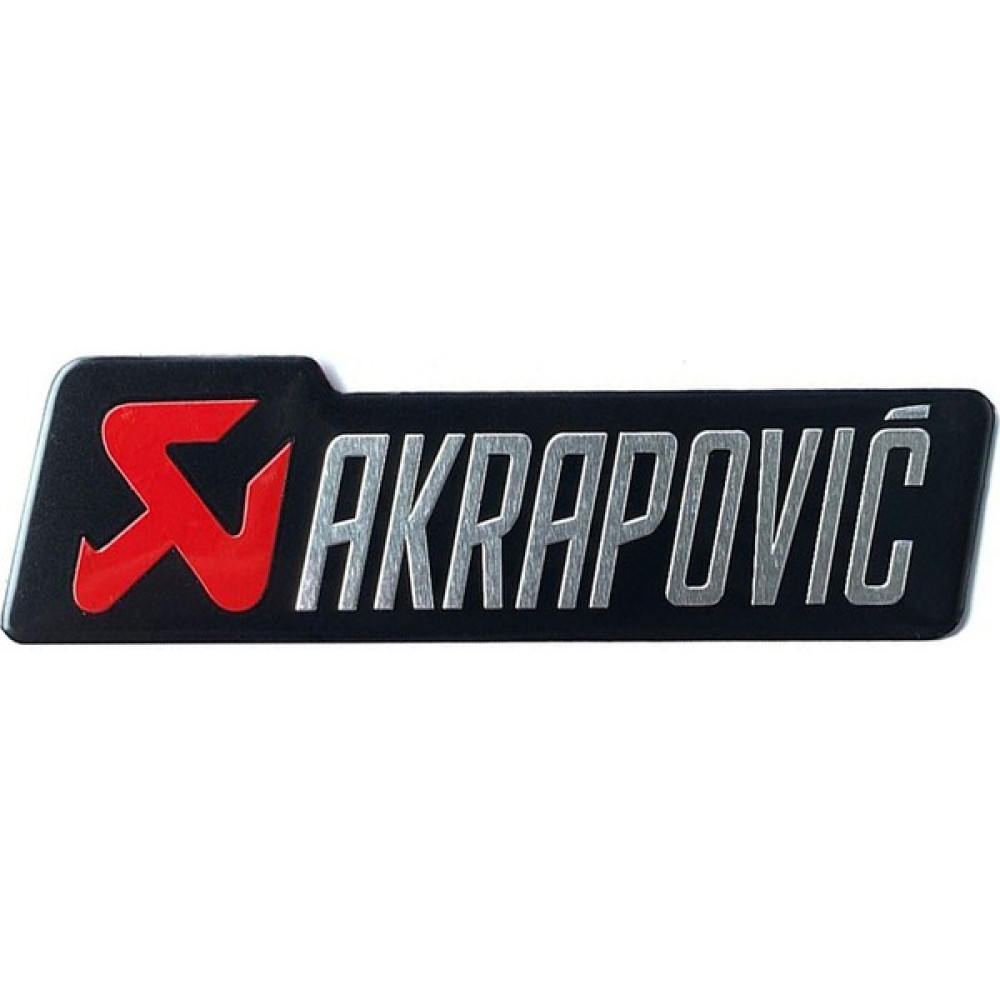 Knmaster Akrapovic Dikdörtgen Sticker Kırmızı Motorsiklet Aksesuarları Fiyatı
