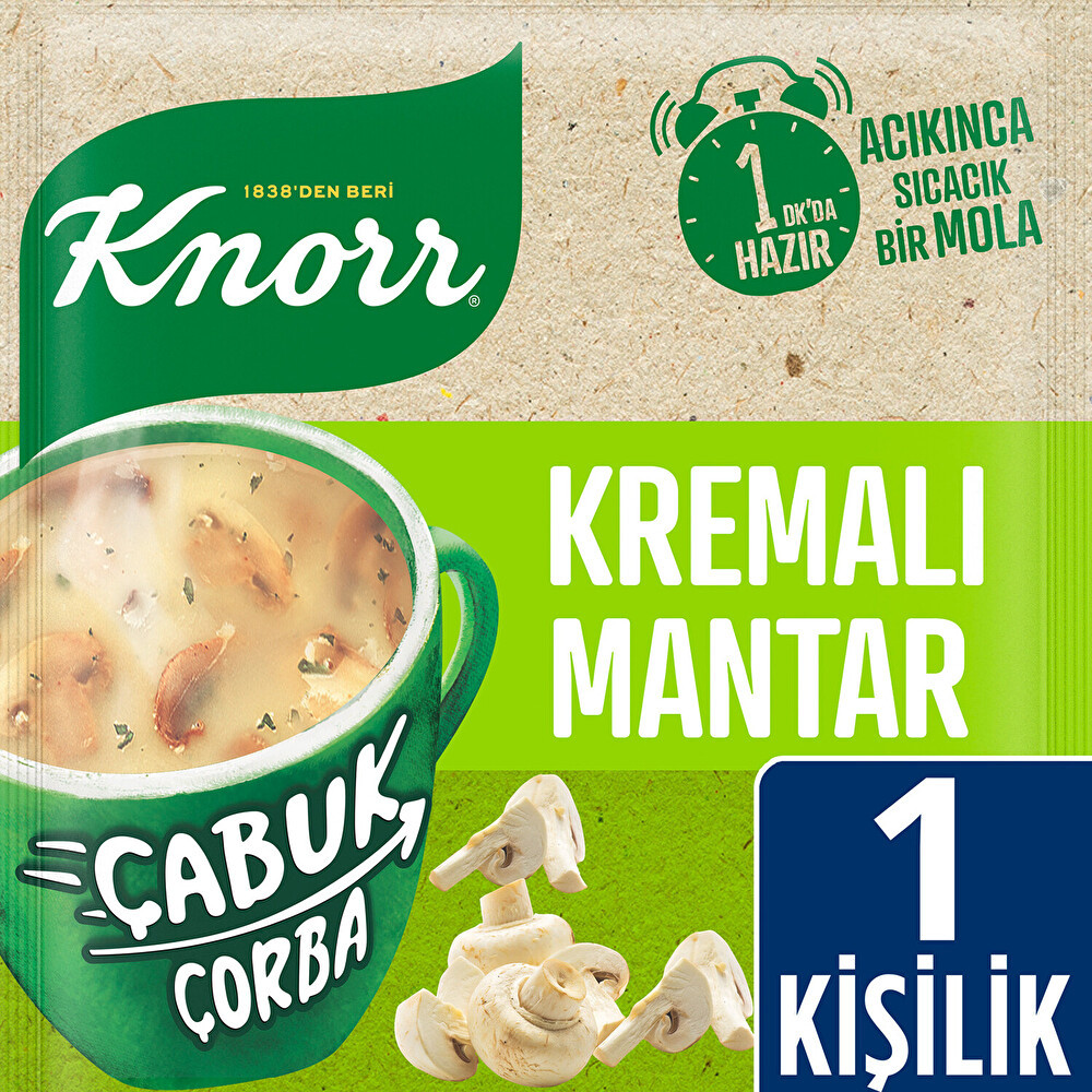 Knorr Çabuk Çorba Kremalı Mantar 22 G Hazır Çorba Fiyatı
