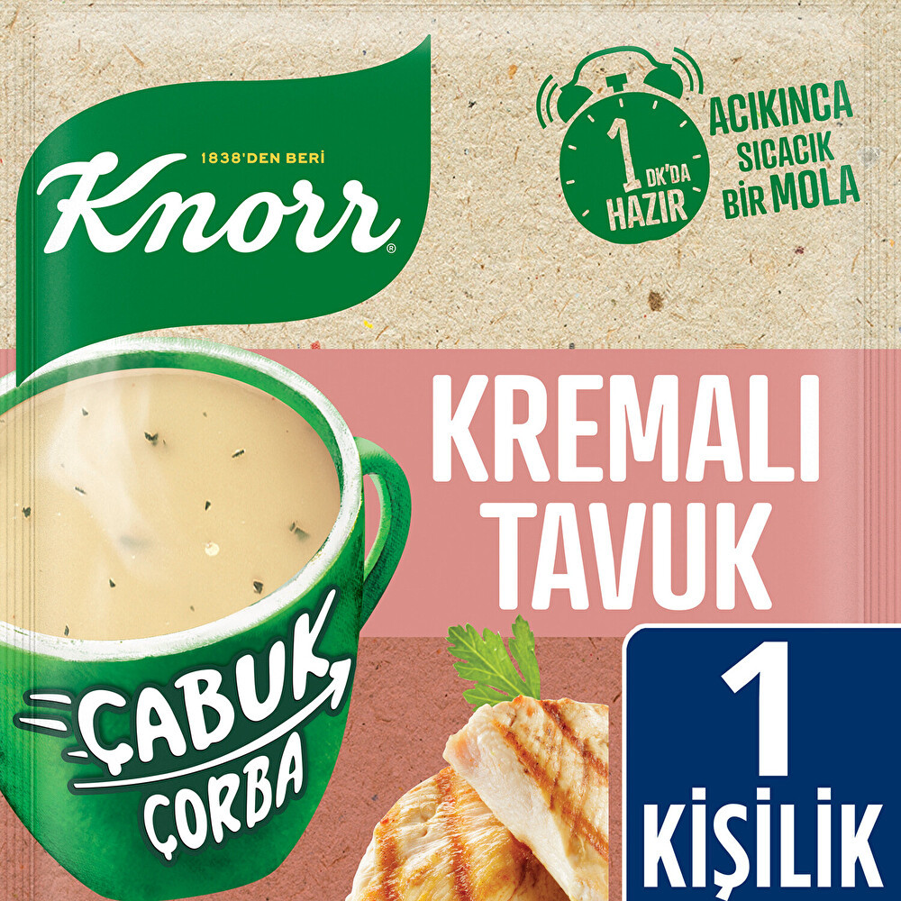 Knorr Çabuk Çorba Kremalı Tavuk 18 G Hazır Çorba Fiyatı