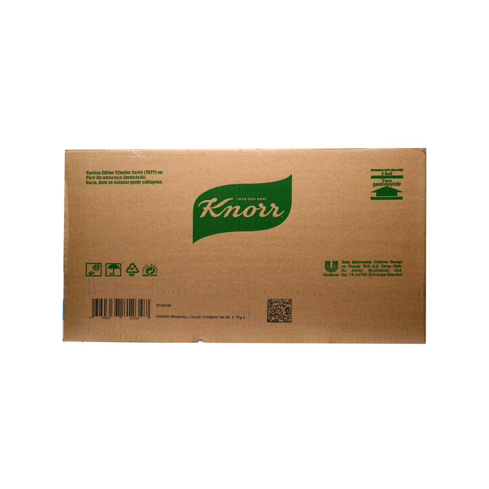Knorr Çorba 51 gr 12'li Paket Şehriyeli Tavuk
