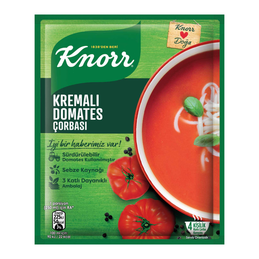 Knorr Çorba 69 gr 12'li Paket Domates Konserve, Sos, Hazır Yemek Fiyatı