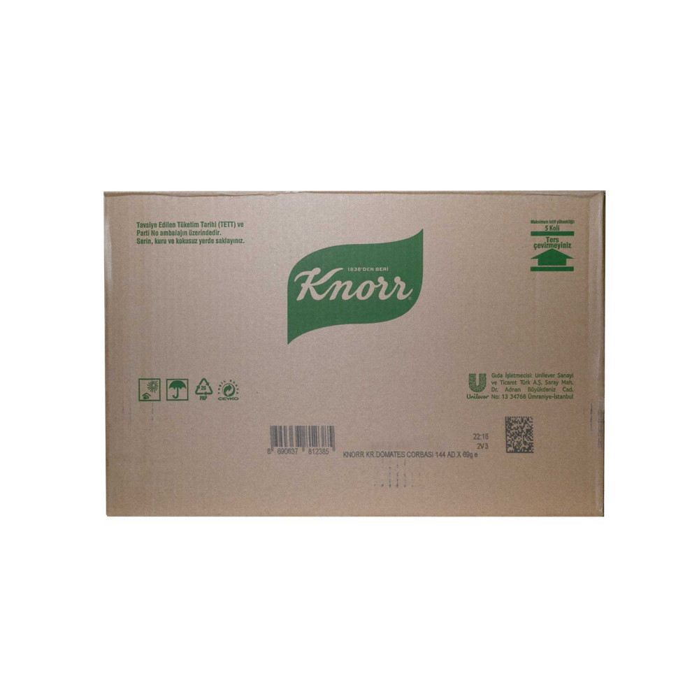 Knorr Çorba 69 gr 12'li Paket Domates