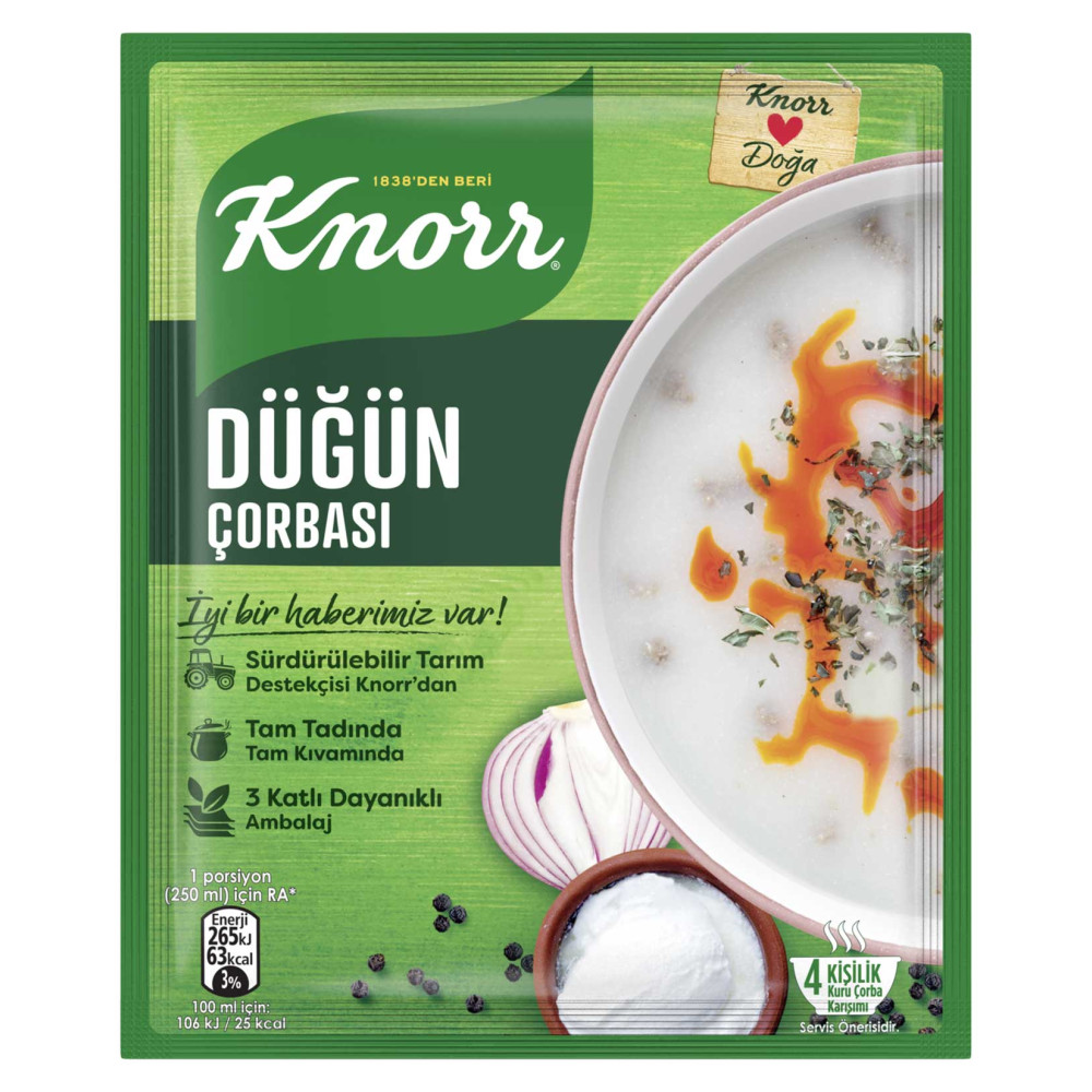 Knorr Çorba 72 gr 12'li Paket Düğün Konserve, Sos, Hazır Yemek Fiyatı