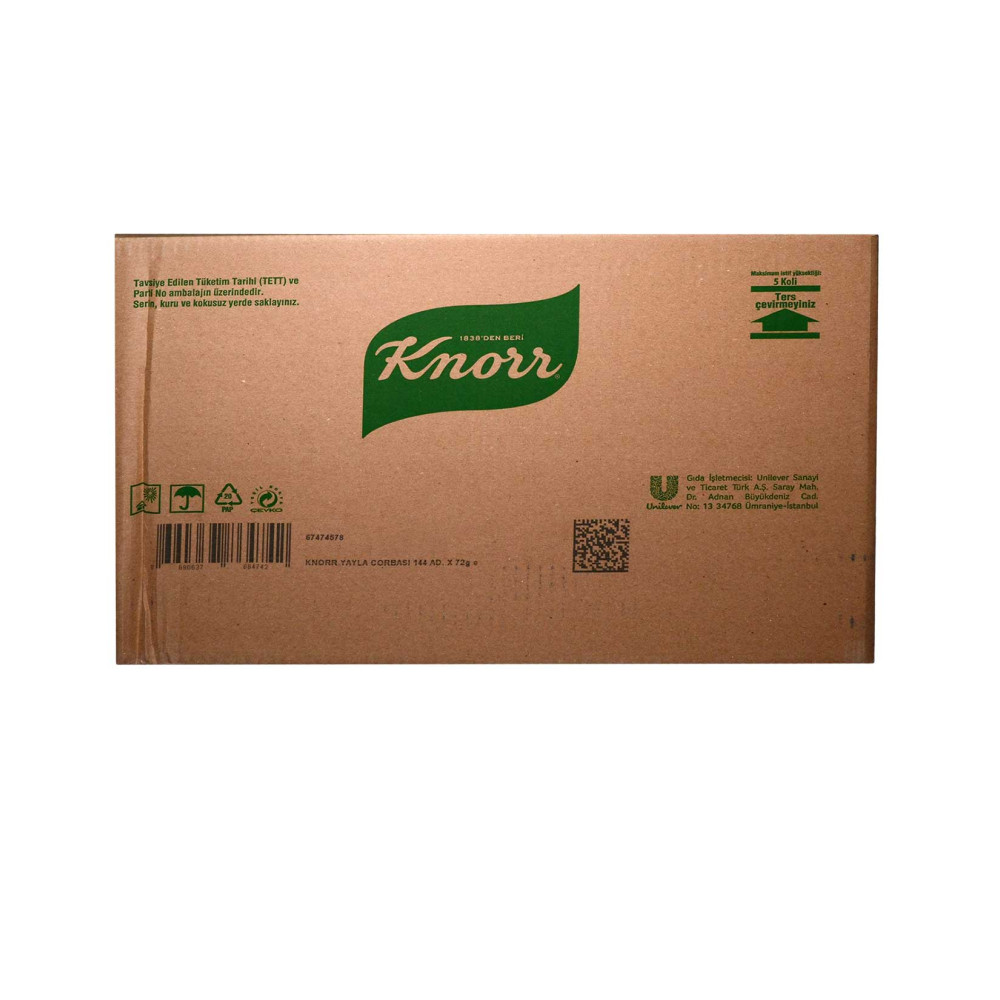 Knorr Çorba 72 gr 12'li Paket Yayla