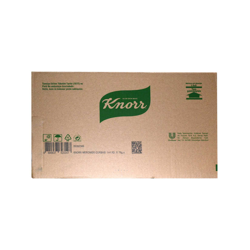 Knorr Çorba 76 gr 12'li Paket Mercimek