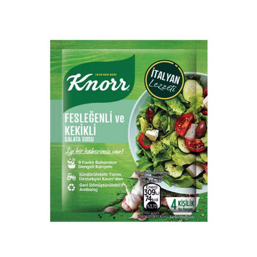 Knorr Fesleğenli Ve Kekikli Salata Sosu 5x10 gr Sos Fiyatı
