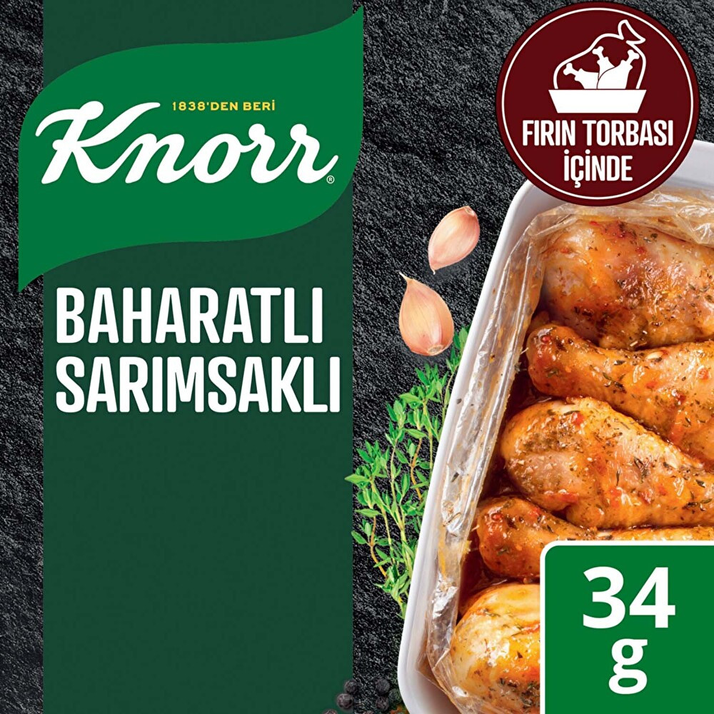 Knorr Fırında Tavuk Çeşnisi Baharat&Sarımsak 34 G Hazır Çorba ve Bulyon Fiyatı