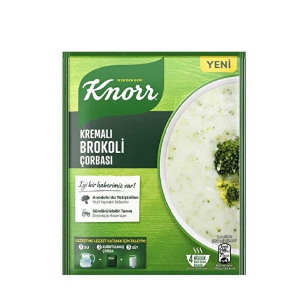 Knorr Hazır Çorba Brokoli 70 gr Hazır Çorba ve Bulyon Fiyatı