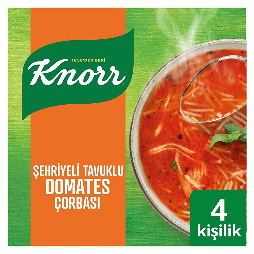 Knorr Hazır Çorba Şehriyeli Tavuklu Domates Çorbası 4 Kişilik 76 G Hazır Çorba Fiyatı