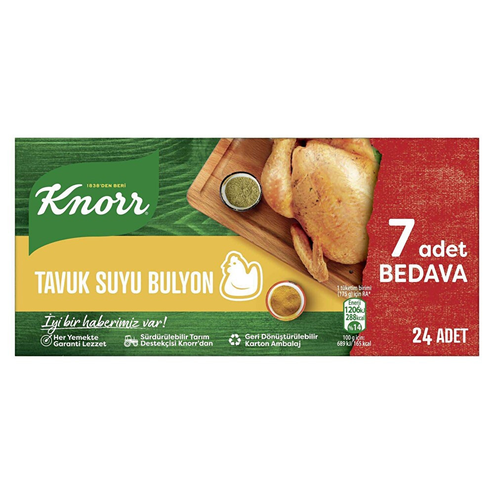 Knorr Tavuk Suyu Tablet Bulyon 240 g Hazır Çorba ve Bulyon Fiyatı