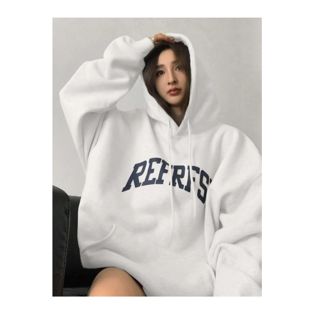 Know Kadın Beyaz Refrfsh Baskılı Sweatshirt L Beden Bayan Sweatshirt Fiyatı