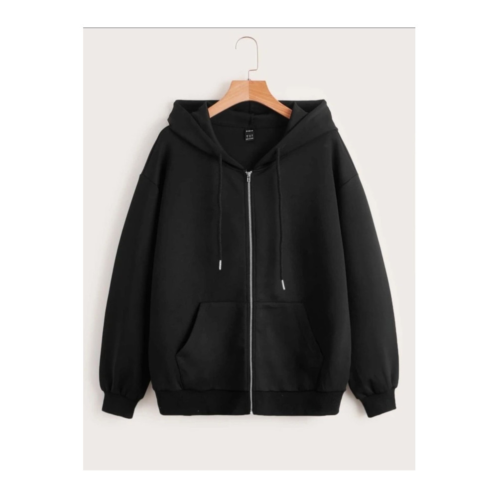 Know Kadın Siyah Fermuarlı Hırka Sweat L-XL Beden Kadın Hırka Fiyatı