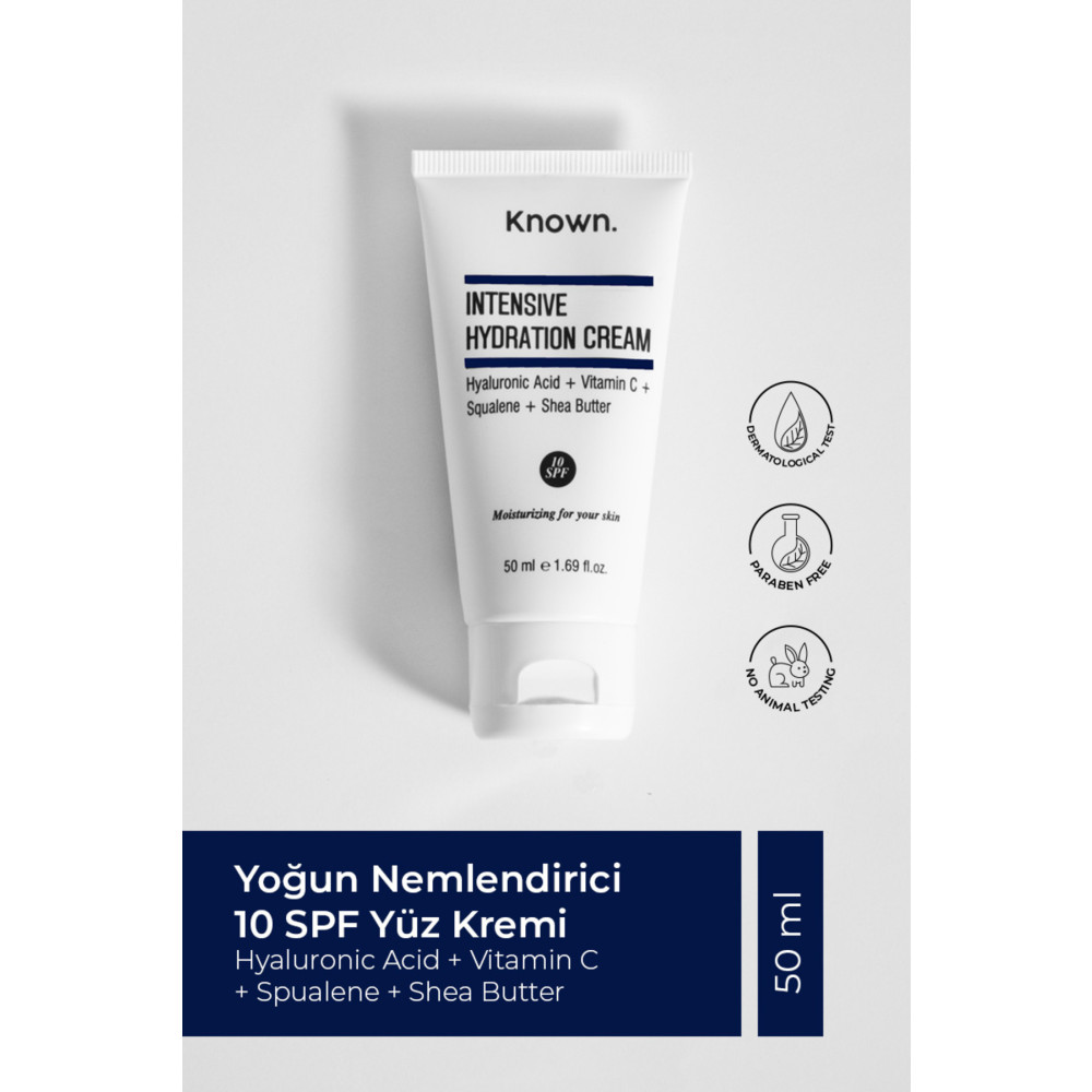 KNOWN. Known Yoğun Nemlendirici 10 Spf Yüz Kremi Cilt ve Yüz Bakımı Fiyatı