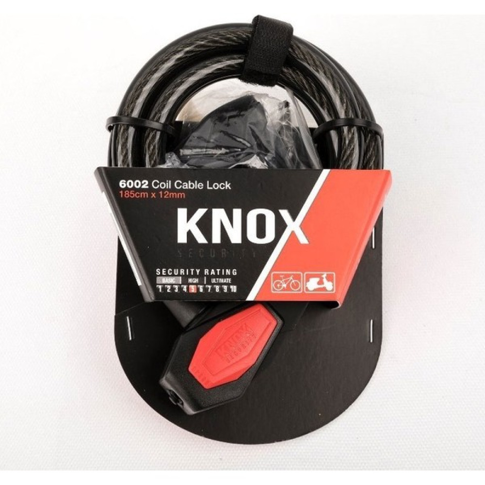 Knox Anahtarlı Kablo Kilit 6002 185X12Mm Bisiklet Aksesuarları Fiyatı