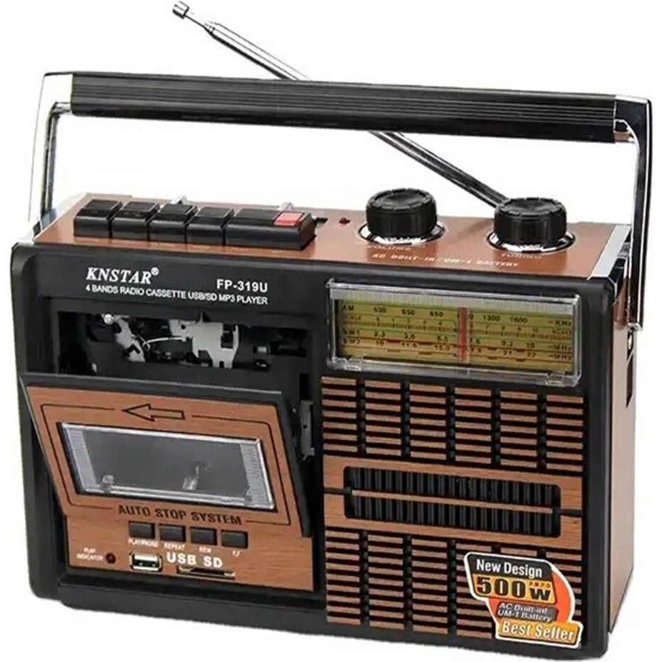 Knstar FP-319U Retro Nostalji Radyo Kaset Çalar Diğer Fiyatı