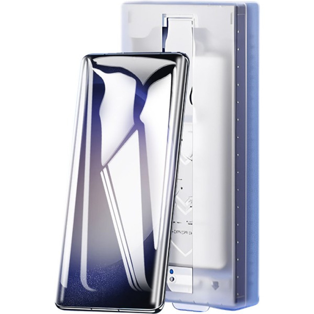 Kny Huawei Nova 10 Pro Için Kolay Uygulama Aparatlı Kavisli Model Esnek Pet Ekran Koruyucu - Siyah Cep Telefonu Ekran Koruyucusu Fiyatı