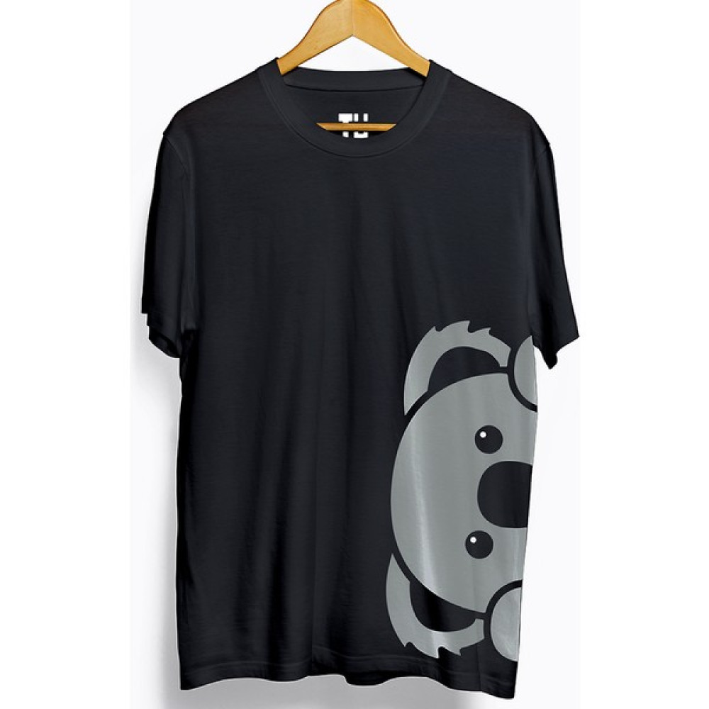 Koala Tasarım %100 Pamuklu Bisiklet Yaka Tişört T-Shirt & Sweatshirt (Outdoor) Fiyatı