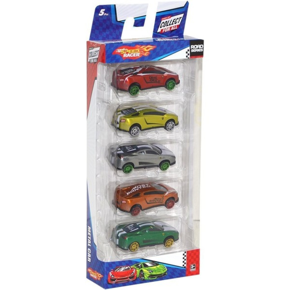 Kobal Business Toy-26 Toysan, Speed Racer 5'li Metal Araba Seti Oyuncak Araç Fiyatı