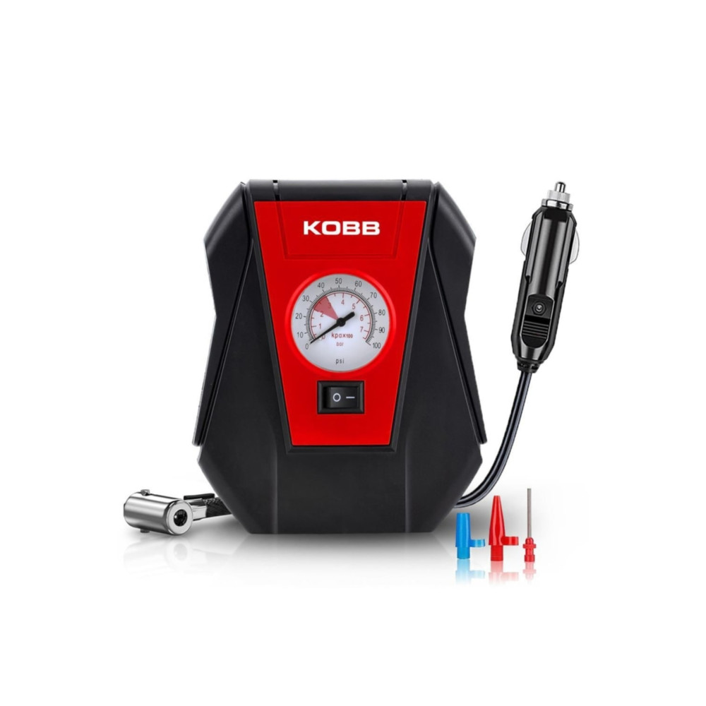 KOBB Kb100 12 volt 100 Psı Analog Göstergeli Hava Lastik Şişirme Pompası Hava Kompresörü Fiyatı