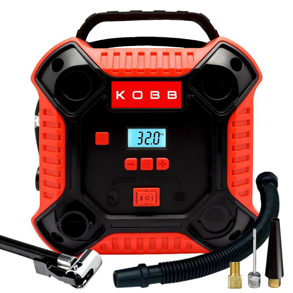 KOBB KB250 12Volt 160 PSI Dijital Basınç Göstergeli Lastik & Yatak Şişirme Pompası Oto, Bahçe, Yapı Market Fiyatı