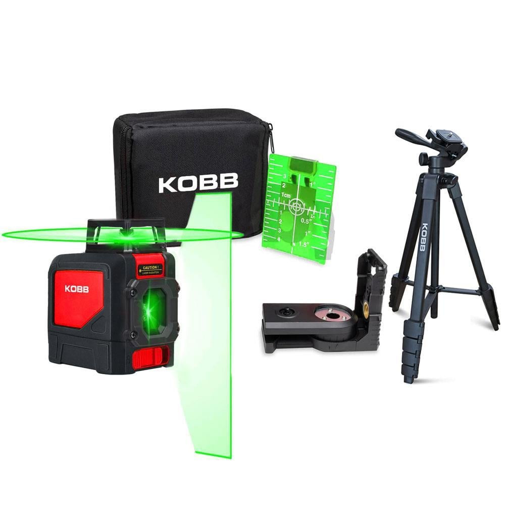 KOBB KBL30GTP 25 Metre Profesyonel Yatay 360° Ve Dikey Otomatik Hizalamalı Yeşil Çapraz Çizgi Lazer Distomat + Tripod Oto, Bahçe, Yapı Market Fiyatı