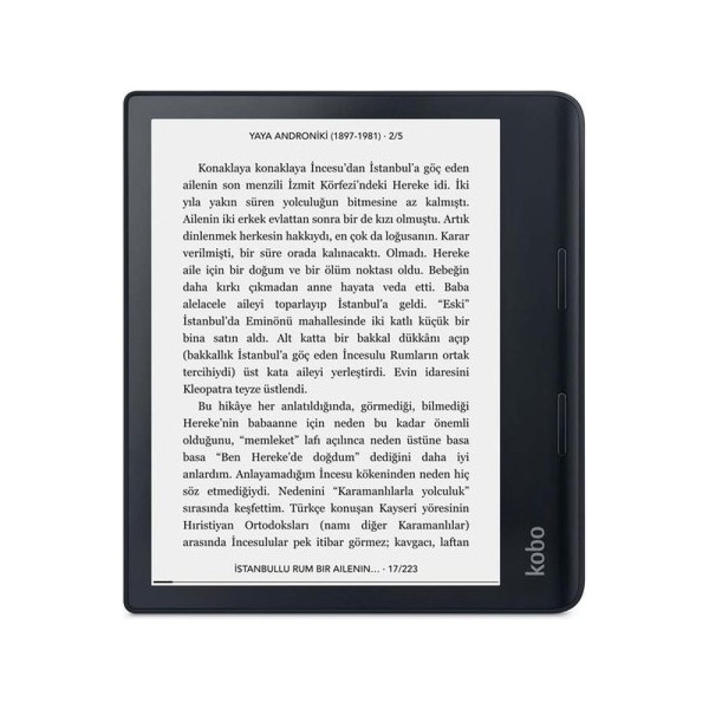 Kobo Sage E-Rdr - Siyah Kitaplar Fiyatı