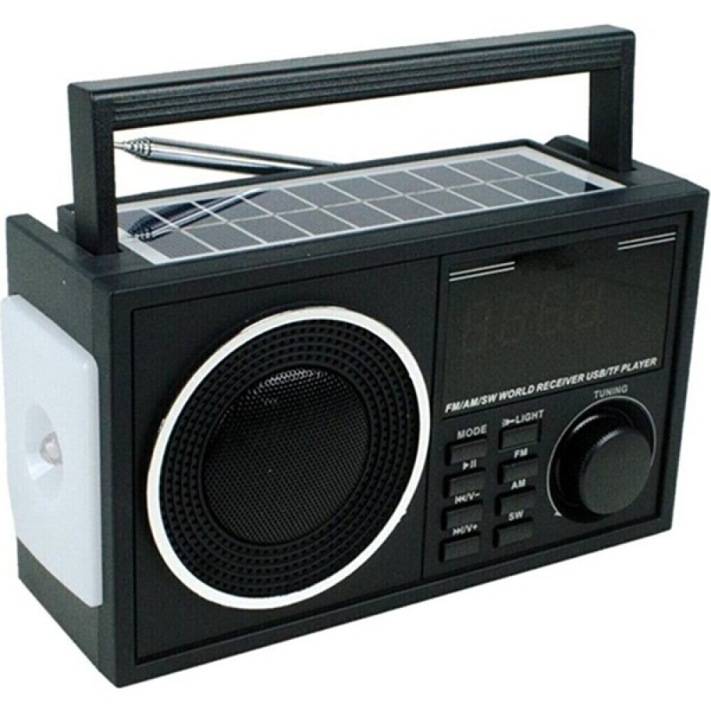 Koçak Elektronik NS-2037S Solar Bluetooth Radyo Güneş Enerjili Gece Lambalı 18 cm - Siyah Bluetooth Hoparlör Fiyatı