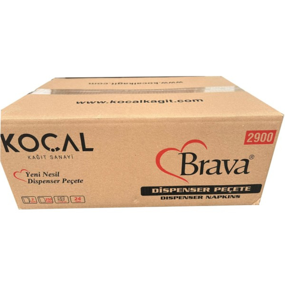 Koçal Masaüstü Tek Çek Çek Kağıt Dispenser Peçete - 2 Kat - 250 Adetlik 24 Paket / Koli - Renkli Peçete Fiyatı
