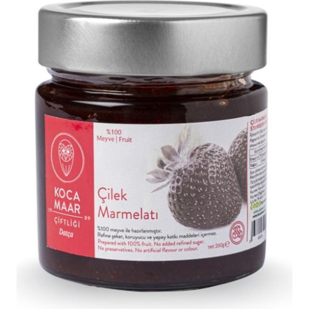 Kocamaar Çiftliği Şeker İlavesiz Çilek Marmelatı 260 Gr Diğer Fiyatı