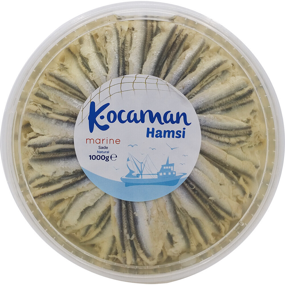 Kocaman Hamsi Sade Naturel Fileto Marine 1000 g Deniz Ürünü Fiyatı