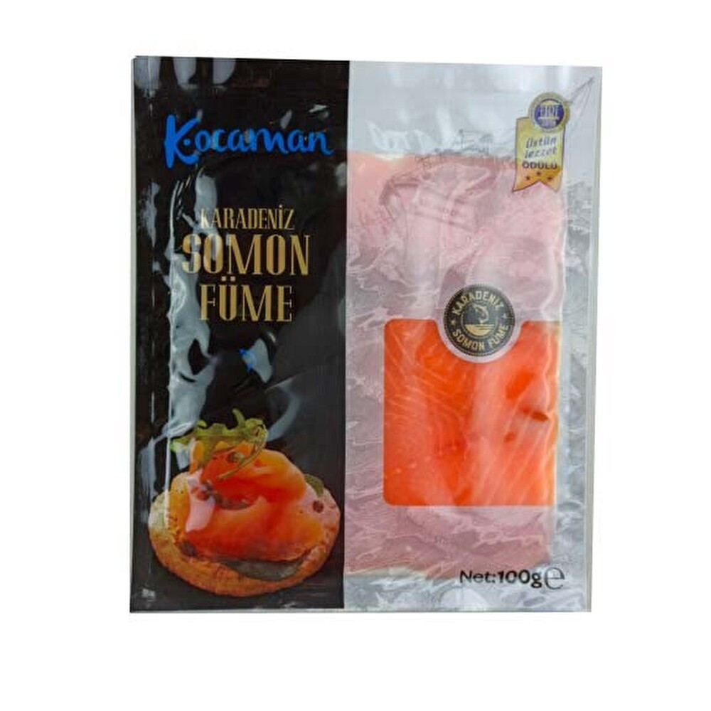 Kocaman Karadeniz Somon Füme 100 g Deniz Ürünü Fiyatı