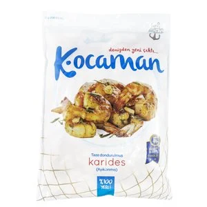 Kocaman Karides 100/200 %50 Glaze Donuk 1000 Gr Diğer Fiyatı