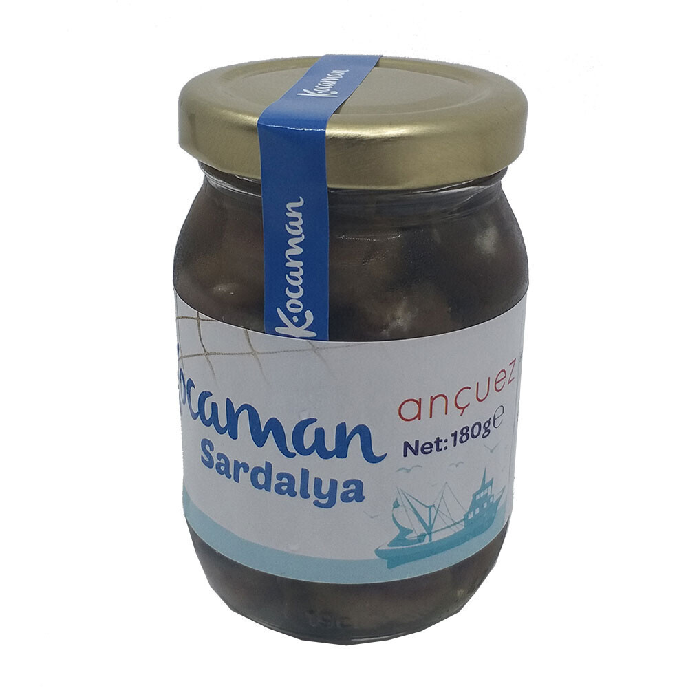 Kocaman Sardalya Ançüez Sade Marine 180 Gr Deniz Ürünü Fiyatı