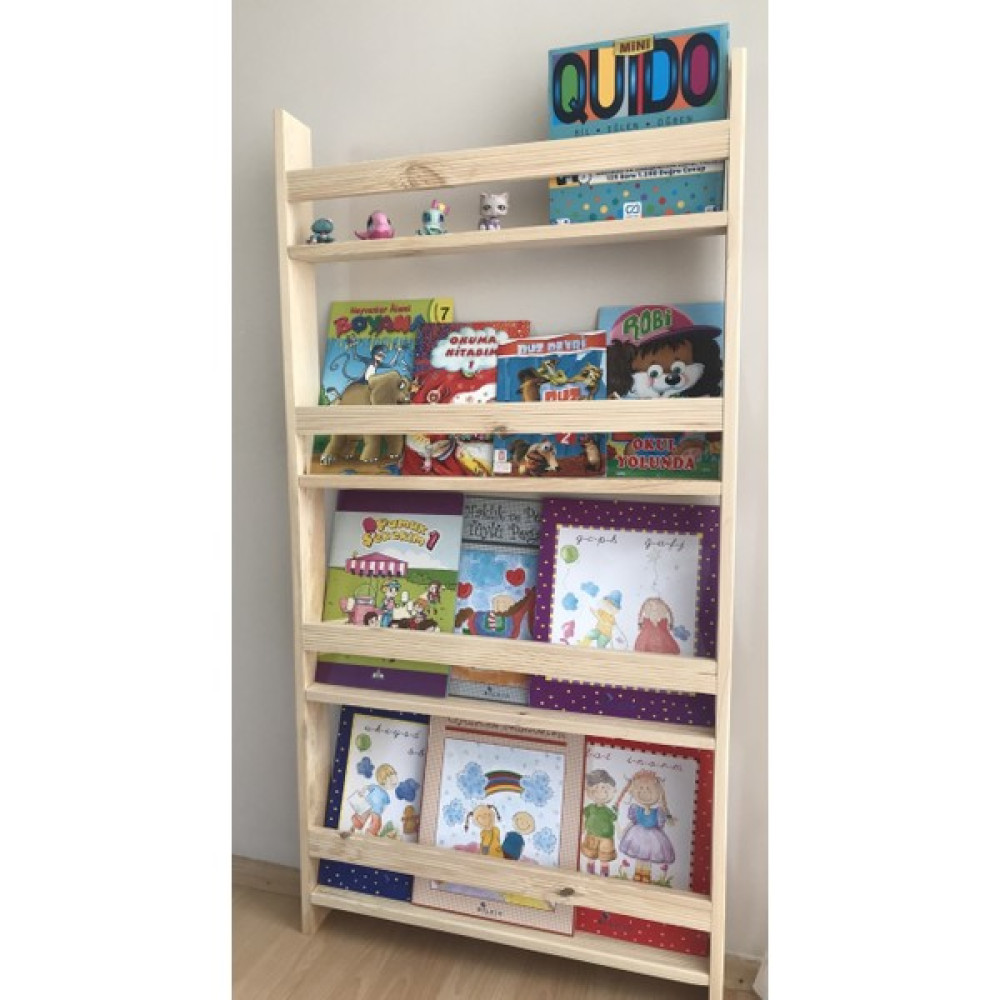 KOÇART Masif Deck Montessori Kitaplık Kitaplık Fiyatı