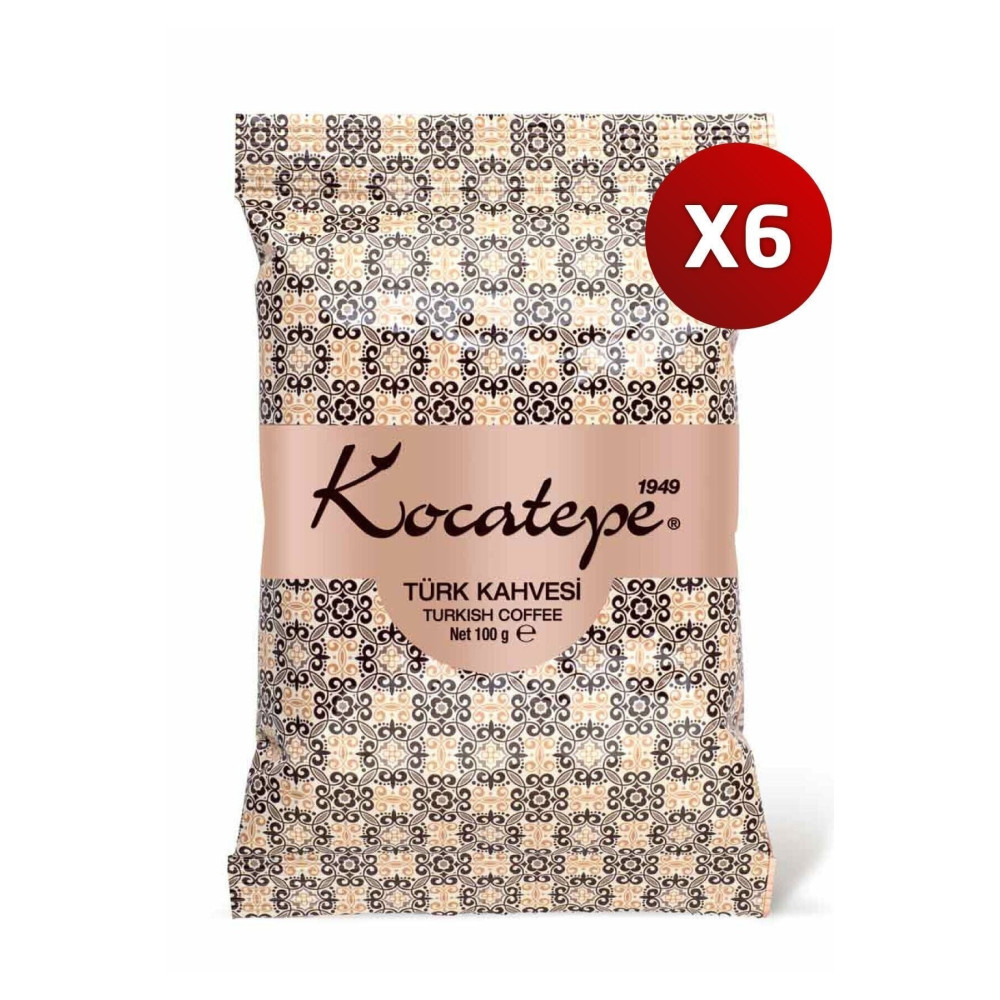 KOCATEPE KAHVE Kocatepe Türk Kahvesi 100 Gr Folyo 6lı Paket Geleneksel İçecekler Fiyatı