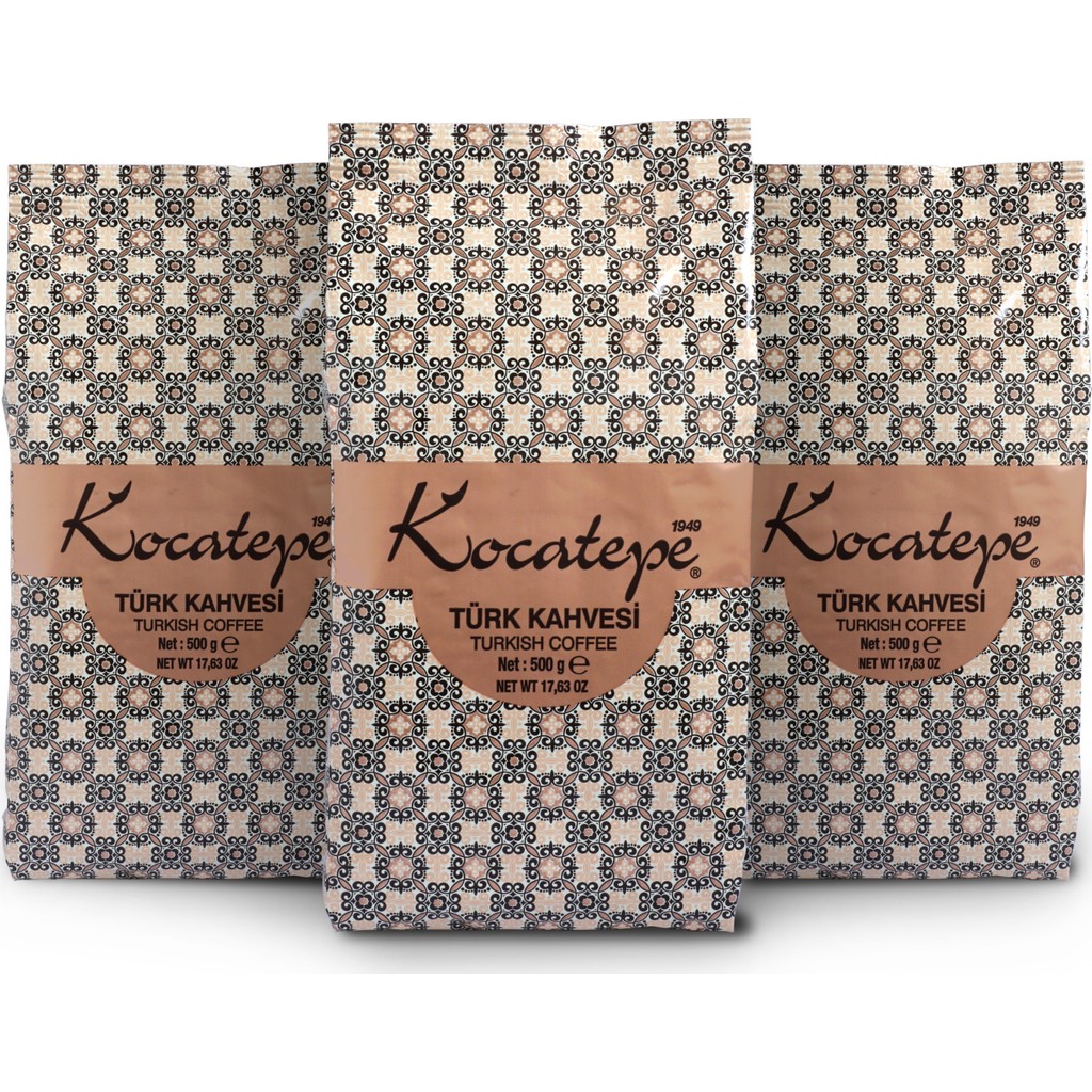 Kocatepe Kahve Kocatepe Türk Kahvesi 500 gr Folyo x 3'lü - 1,5 kg Diğer Fiyatı