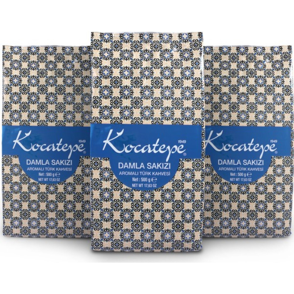 Kocatepe Kahve Kocatepe Türk Kahvesi Damlasakızı Aromalı 500GR Folyo 3'lü Paket - 1,5 kg Kahve Fiyatı
