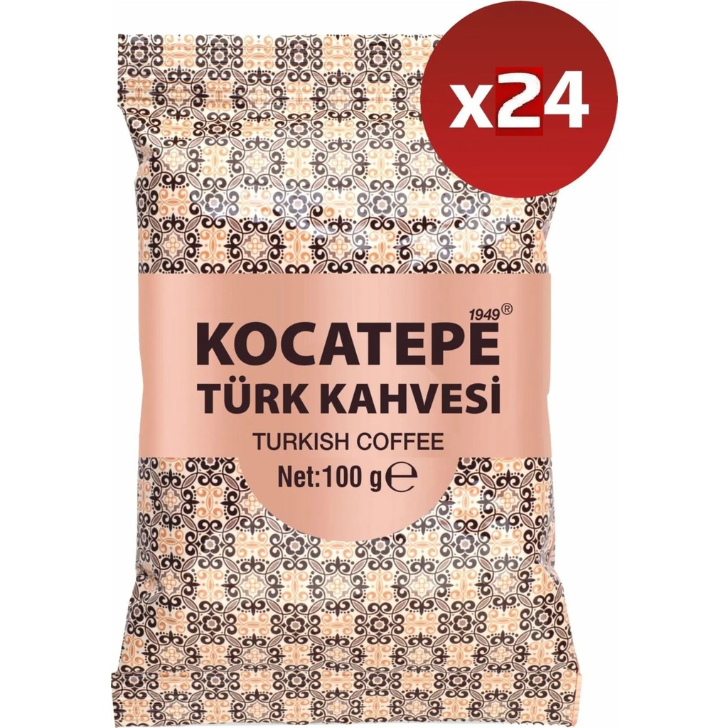 Kocatepe Kahve Türk Kahvesi 24 Lü 100GR - 2,4 kg Diğer Fiyatı