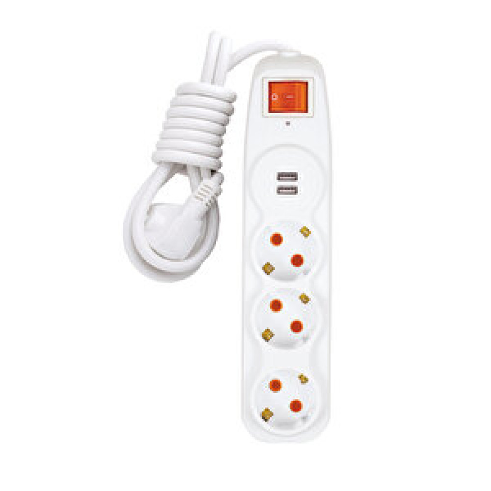 Koçtaş Basic 3'lü 1.5 mt Anahtarlı Usb Grup Priz Prizler Fiyatı