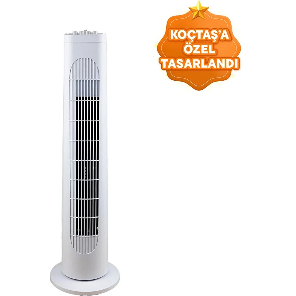 Koçtaş Kule Tipi Zaman Ayarlı Vantilatör 45 w - Çok Renkli Diğer Fiyatı