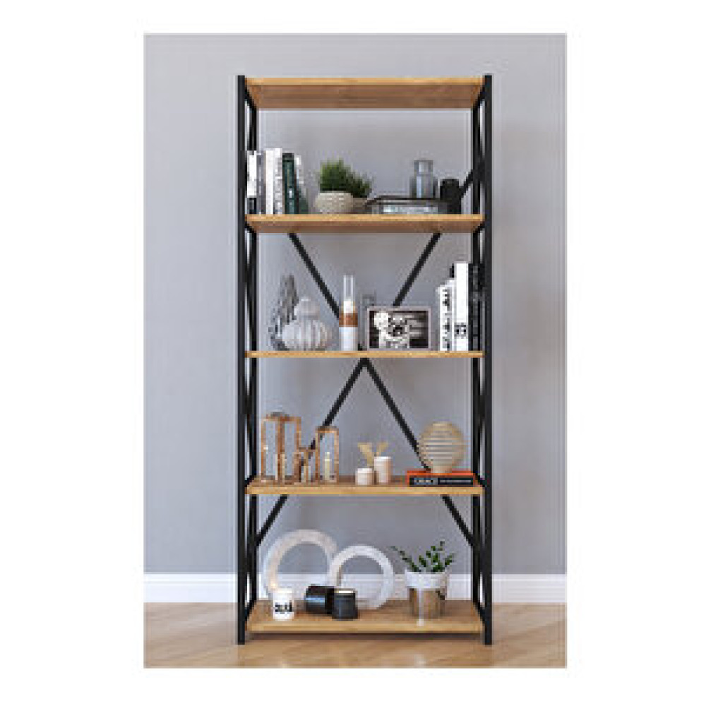Koçtaş Plus Metal Kitaplık S.Meşe 157 cm Kitaplık Fiyatı