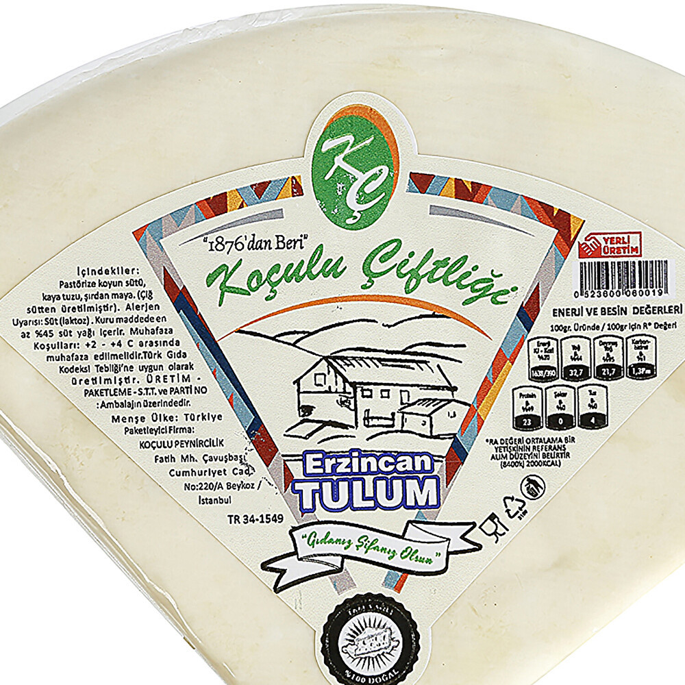 Koçulu Erzincan Tulum Peyniri Kg Peynir Fiyatı