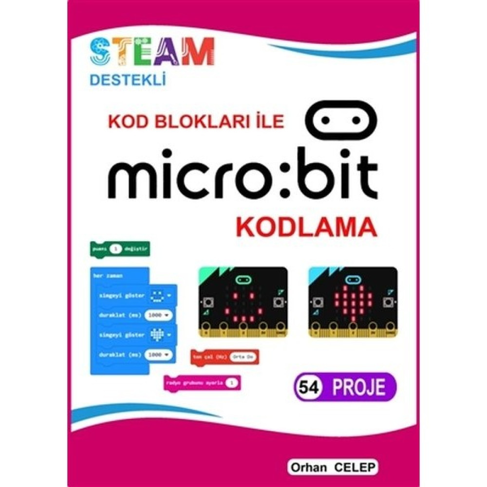 Kod Blokları ile Microbit Kodlama - 54 Proje Bilgisayar Kitapları Fiyatı