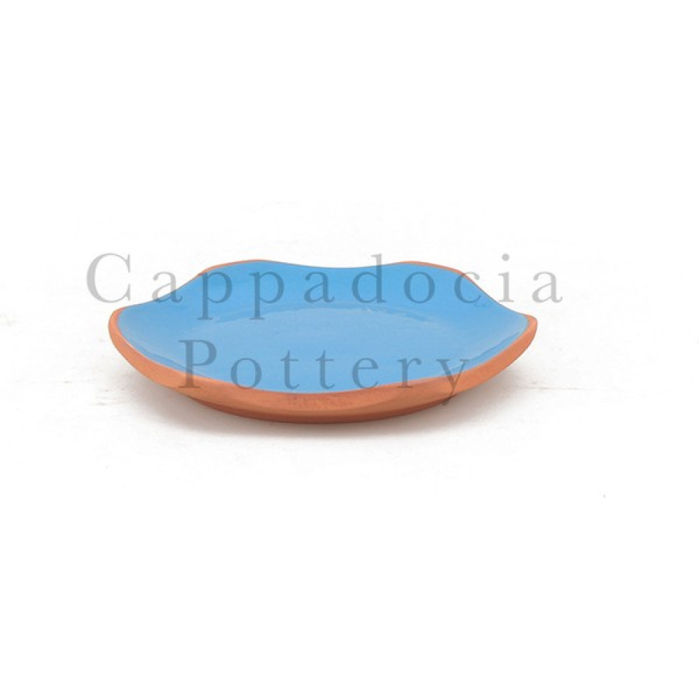 Kod Galeri Renkli Sırlı 18CM Altıgen Toprak Saksı Tabağı Altlığı NO.157 Saksı ve Aksesuarları Fiyatı