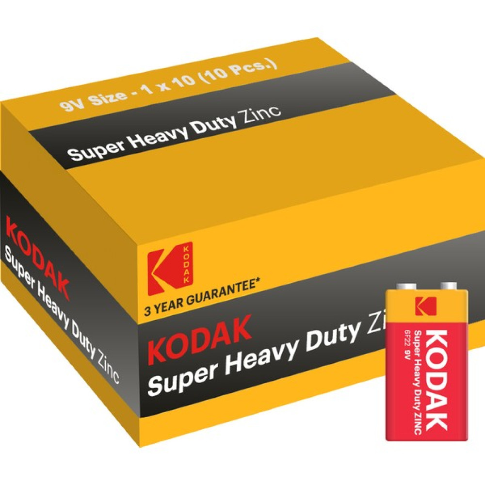Kodak 10 Adet Çinko Karbon Shrink 9 Volt Pil Normal & Şarj Edilebilir Piller Fiyatı