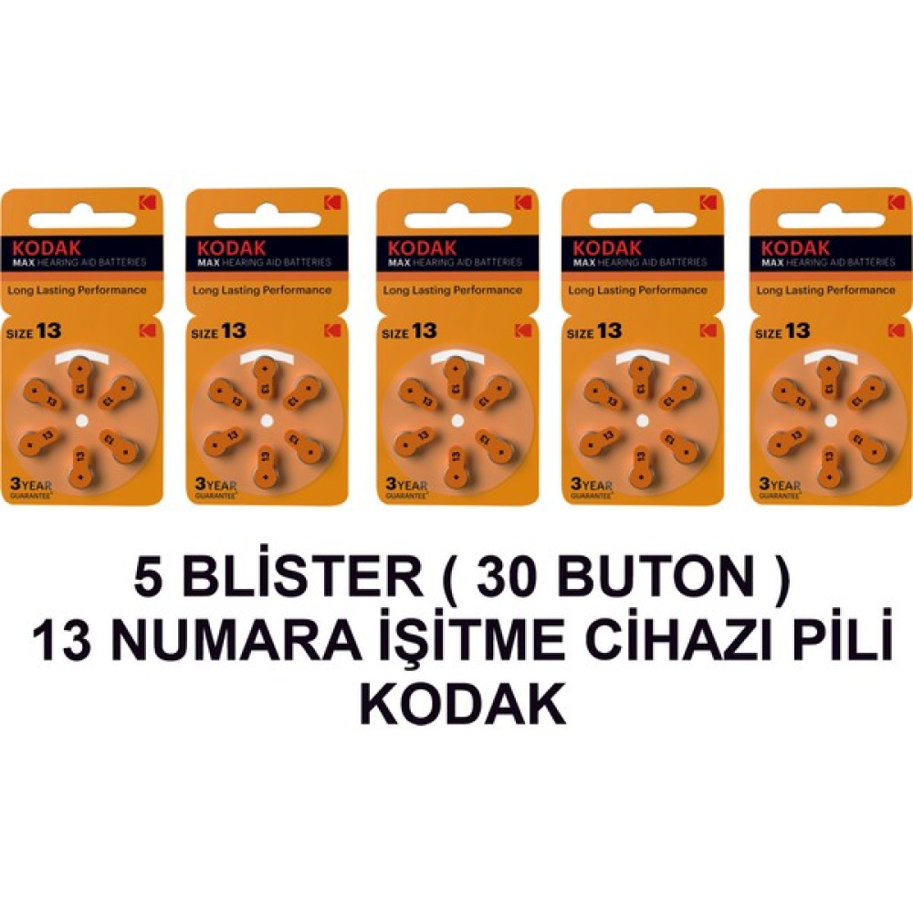 Kodak 13 Numara 5 Paket Kodak Işitme Cihazı Pili Oto Boyaları Fiyatı