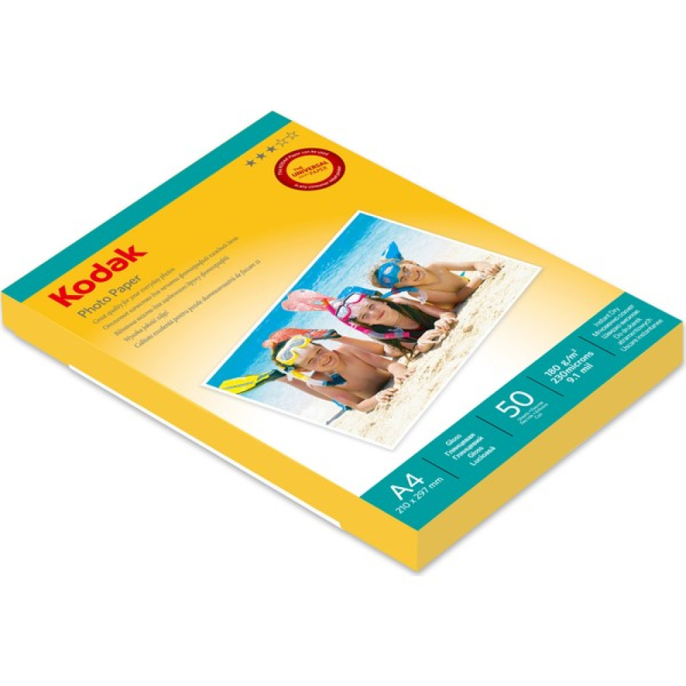 Kodak 180 Gr/m2 20x30-A4 Parlak Fotoğraf Kağıdı - 50 Adet Fotoğraf Kağıtları & Asetatlar Fiyatı