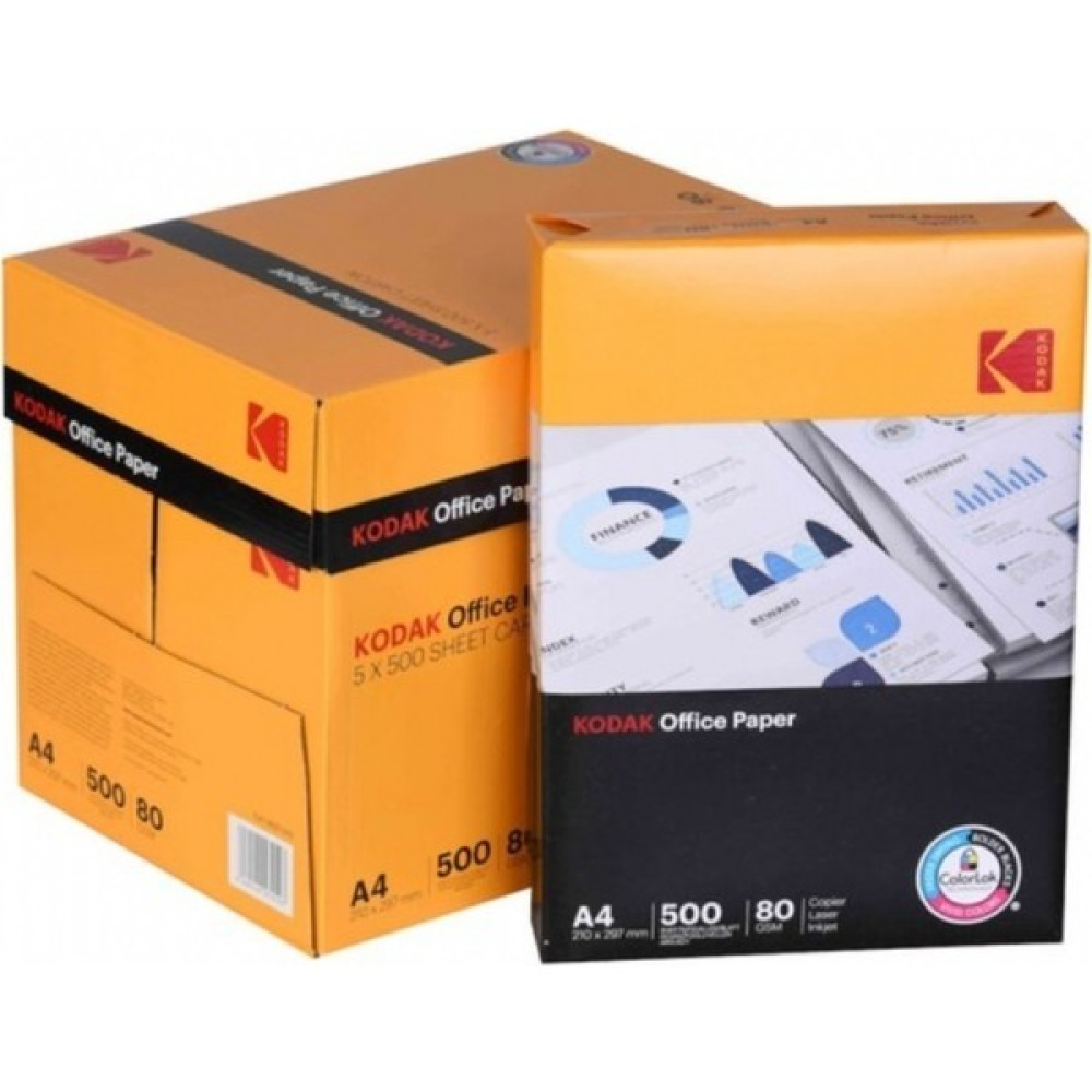 Kodak A4 Fotokopi Kağıdı 80 gr 1 Koli 2500 Sayfa Fotokopi Kağıdı Fiyatı