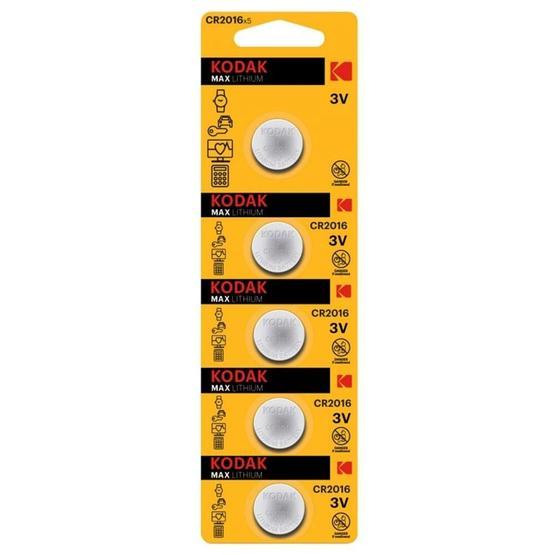 Kodak CR2016 Ultra 5'li Lityum Pil Normal & Şarj Edilebilir Piller Fiyatı