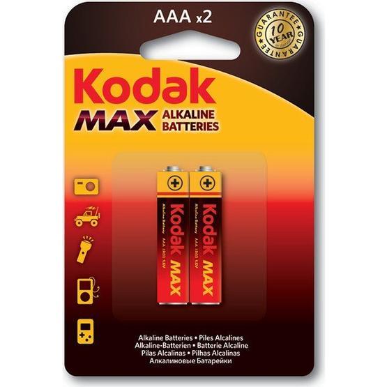 Kodak Max Alkalin Blister 2'li İnce Pil